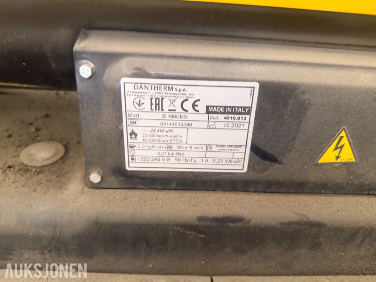 Master B 100 CED Dieselvarmer