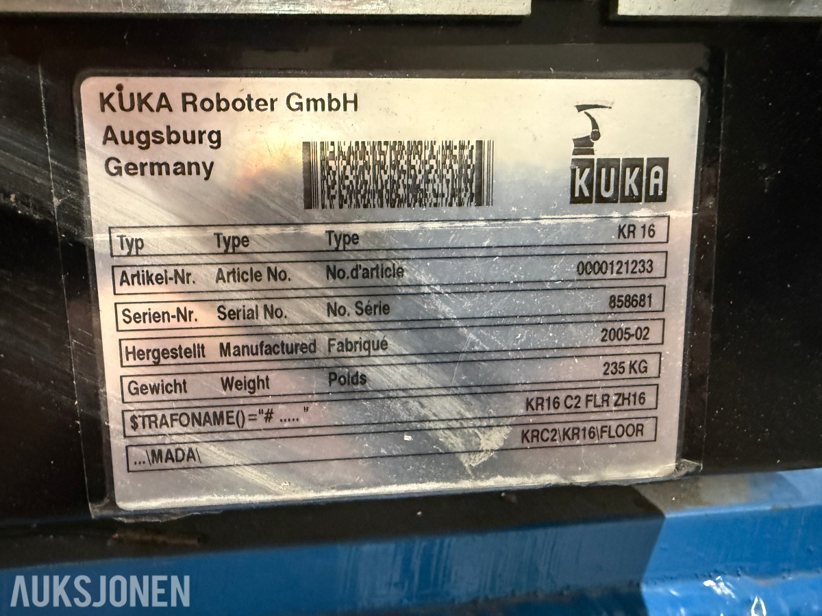 2005 Robot GmbH KR 16-C2