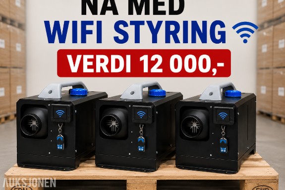 3 stk Dieselvarmere med WIFI- Kvalitet 8kw integrert modell