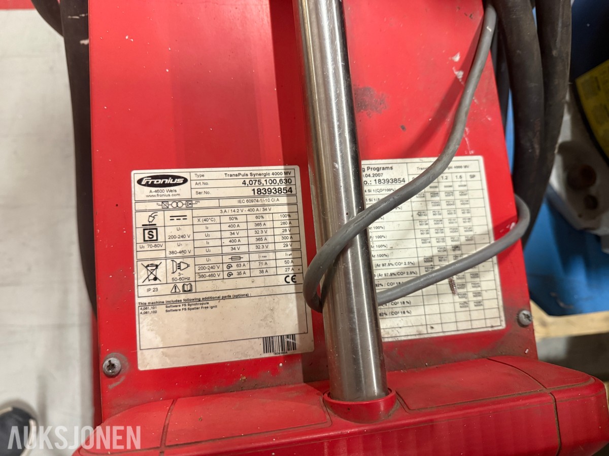 Fronius Sveiseapparat 3 Fas