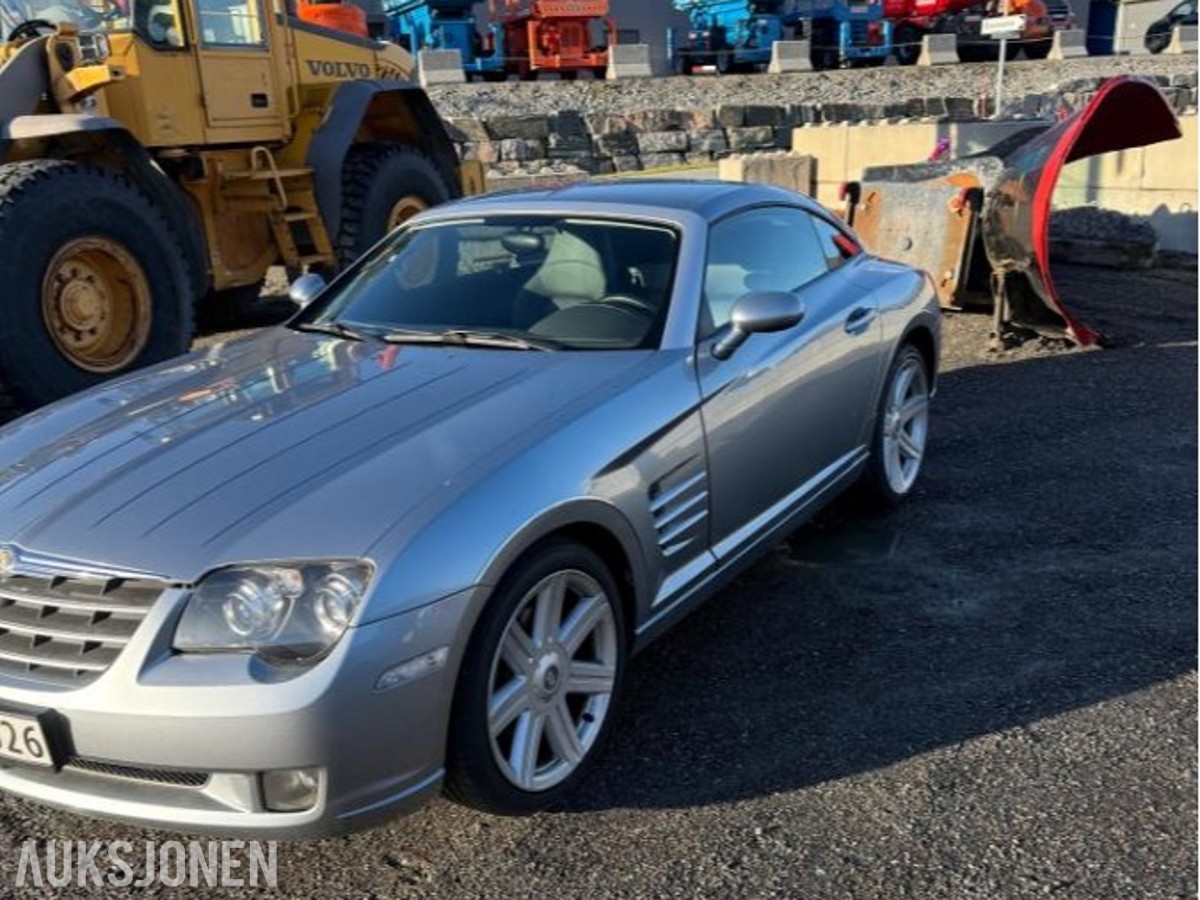 2004 Chrysler Crossfire 3.2, 120000km, Automat, Cruisekontroll, Skinninteriør