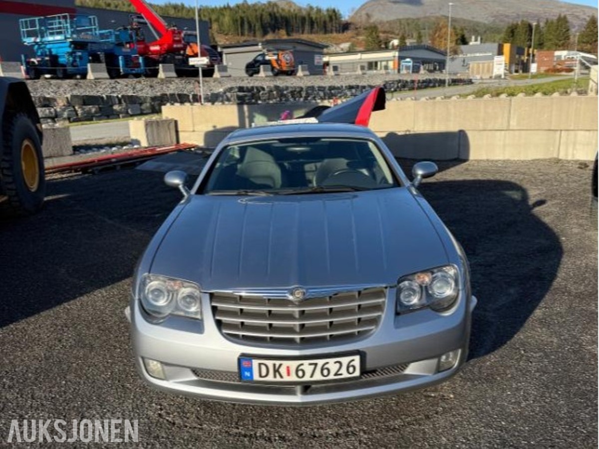 2004 Chrysler Crossfire 3.2, 120000km, Automat, Cruisekontroll, Skinninteriør