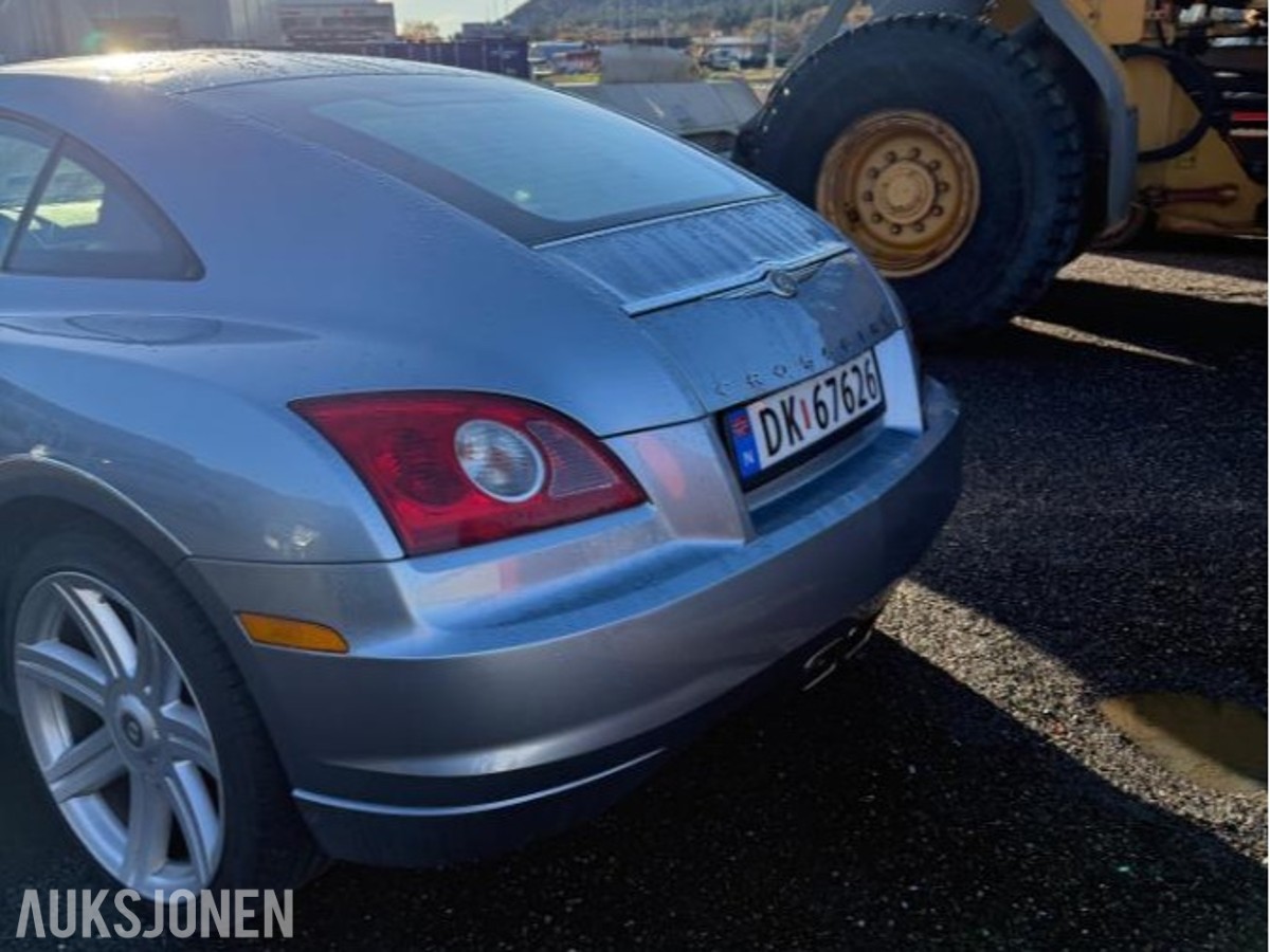 2004 Chrysler Crossfire 3.2, 120000km, Automat, Cruisekontroll, Skinninteriør