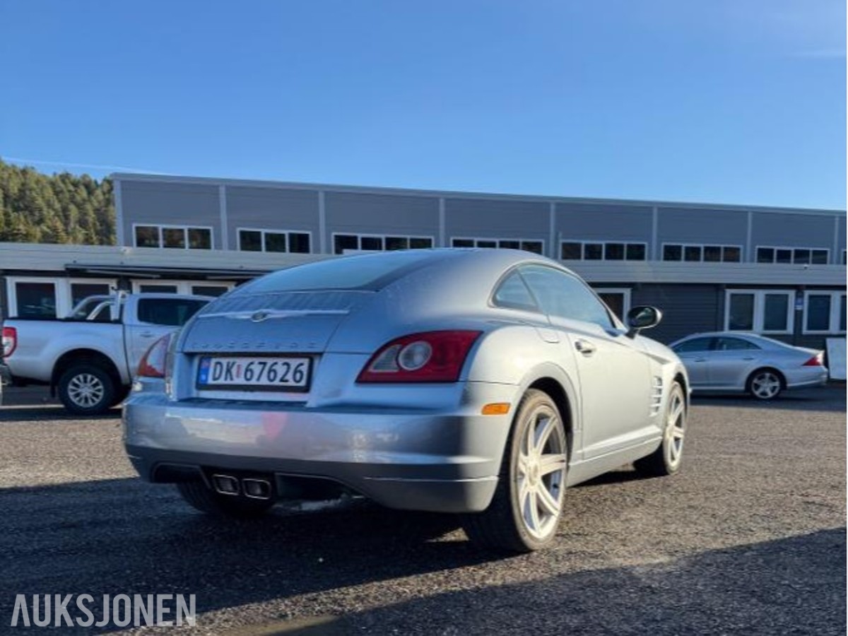 2004 Chrysler Crossfire 3.2, 120000km, Automat, Cruisekontroll, Skinninteriør