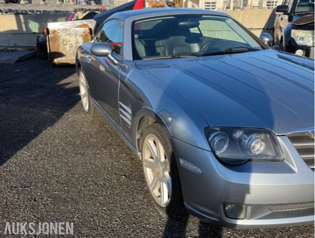 2004 Chrysler Crossfire 3.2, 120000km, Automat, Cruisekontroll, Skinninteriør