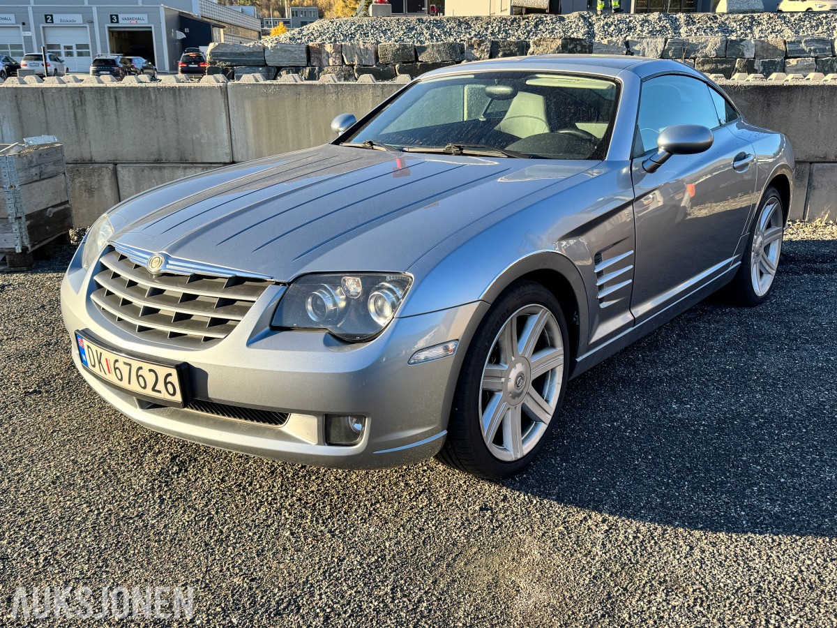 2004 Chrysler Crossfire 3.2, 120000km, Automat, Cruisekontroll, Skinninteriør