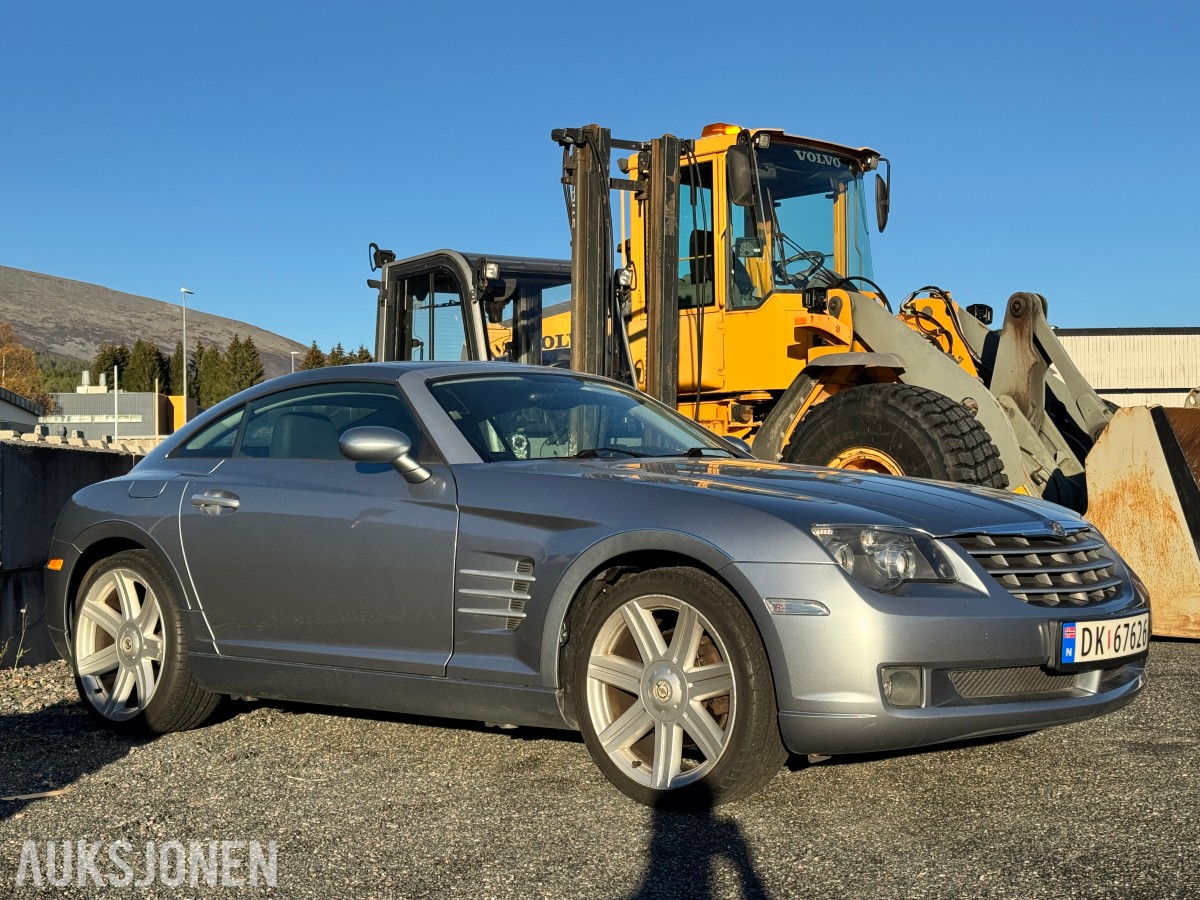2004 Chrysler Crossfire 3.2, 120000km, Automat, Cruisekontroll, Skinninteriør