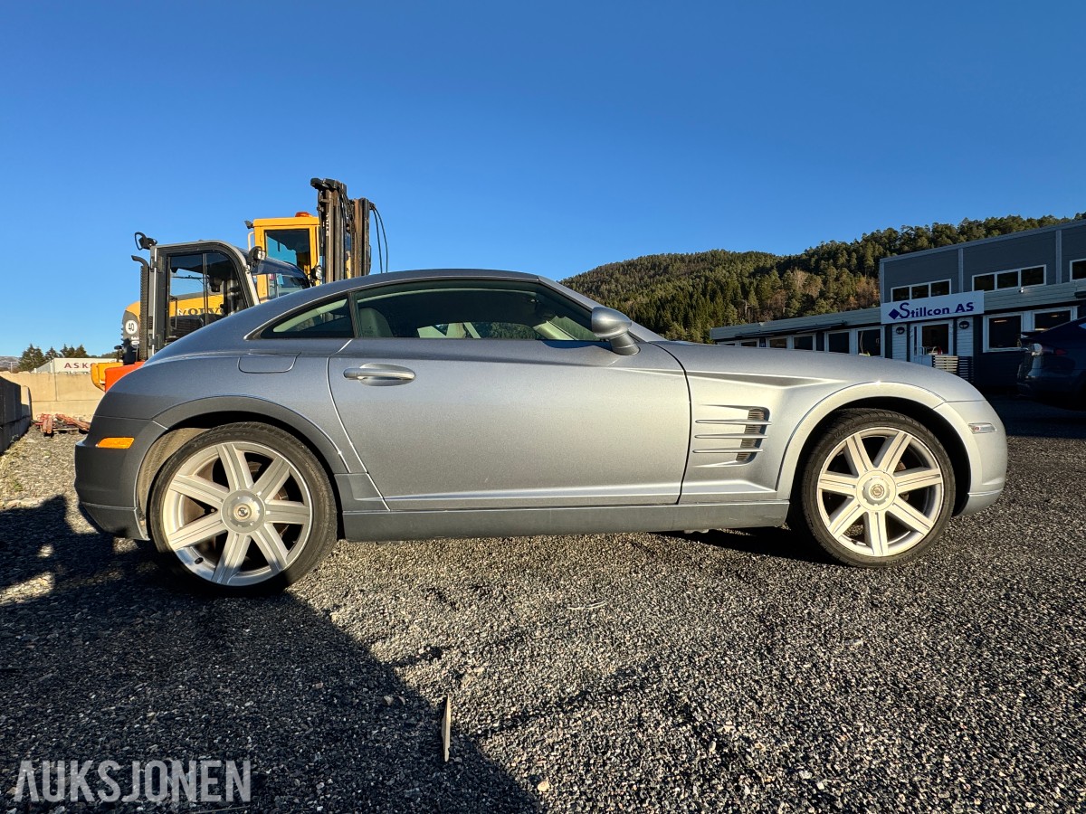 2004 Chrysler Crossfire 3.2, 120000km, Automat, Cruisekontroll, Skinninteriør