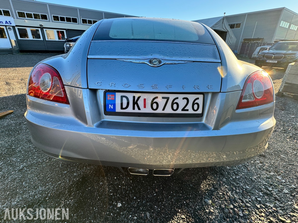 2004 Chrysler Crossfire 3.2, 120000km, Automat, Cruisekontroll, Skinninteriør