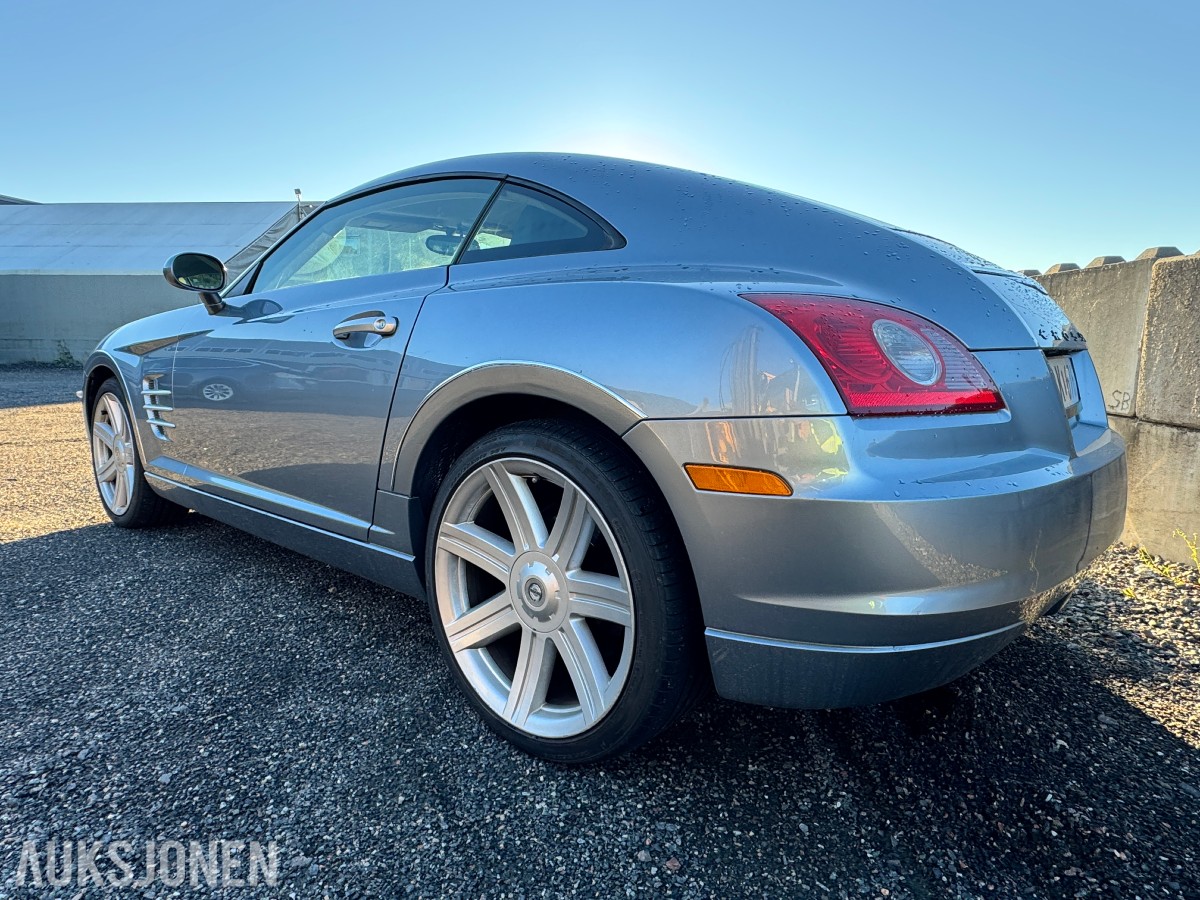 2004 Chrysler Crossfire 3.2, 120000km, Automat, Cruisekontroll, Skinninteriør