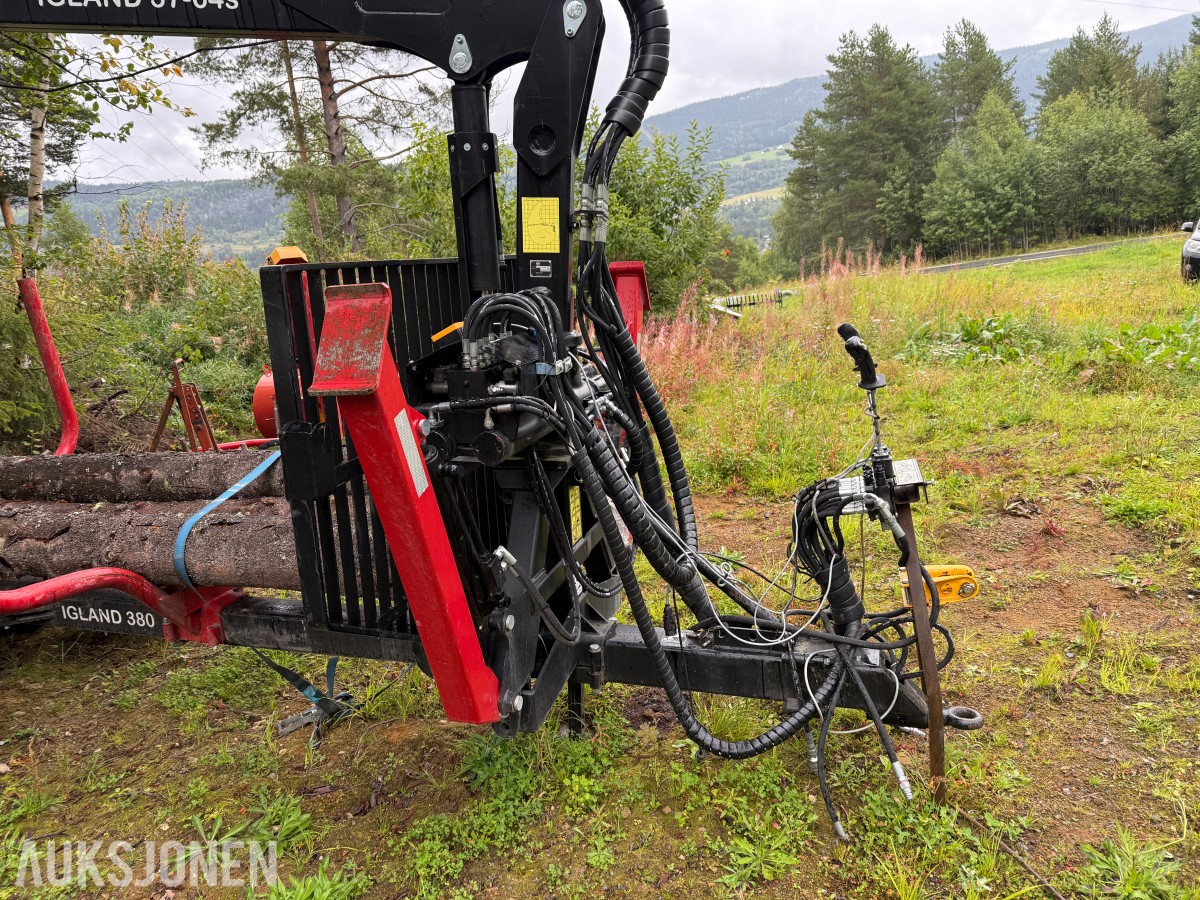 2003 Igland 380 Tømmerhenger m/Utskyt og vinsj