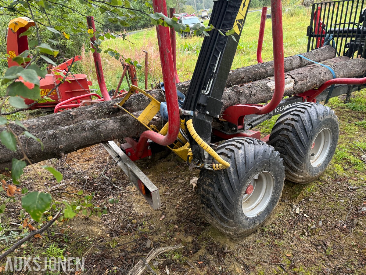 2003 Igland 380 Tømmerhenger m/Utskyt og vinsj