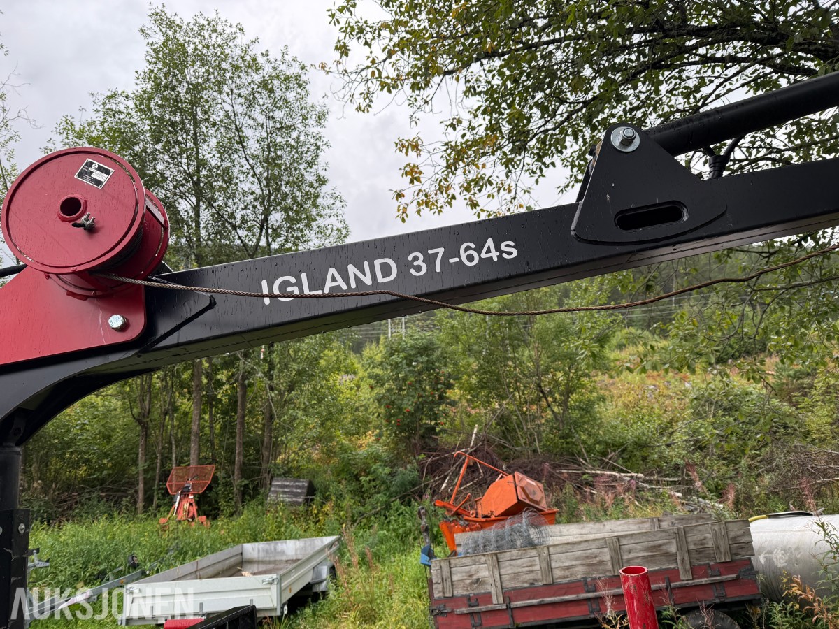 2003 Igland 380 Tømmerhenger m/Utskyt og vinsj