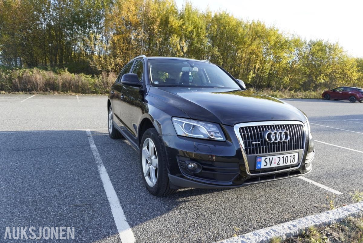 2012 Audi Q5  2.0 170hk  QUATTRO skinnseter hengerfeste s+v dekk         117411km