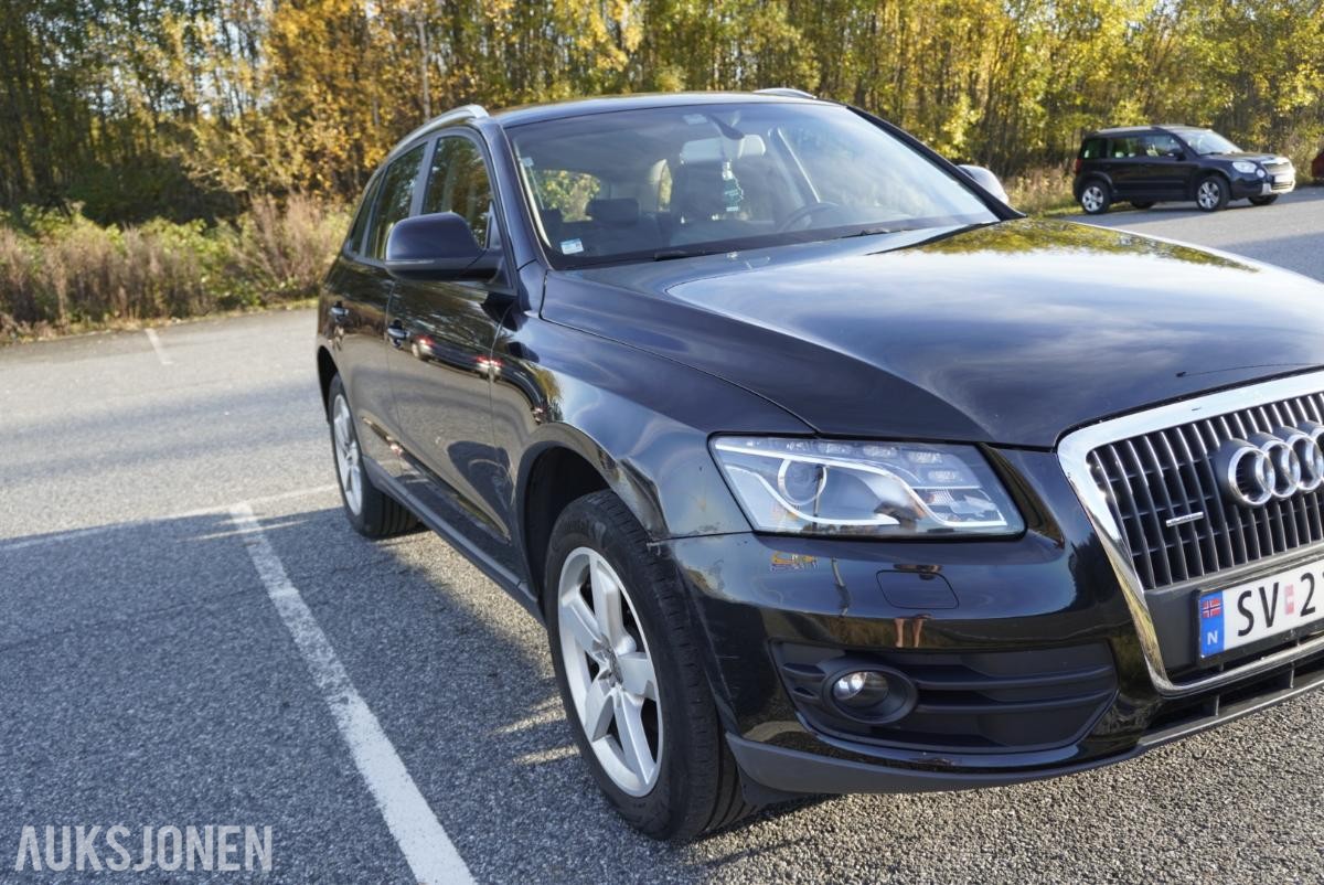 2012 Audi Q5  2.0 170hk  QUATTRO skinnseter hengerfeste s+v dekk         117411km