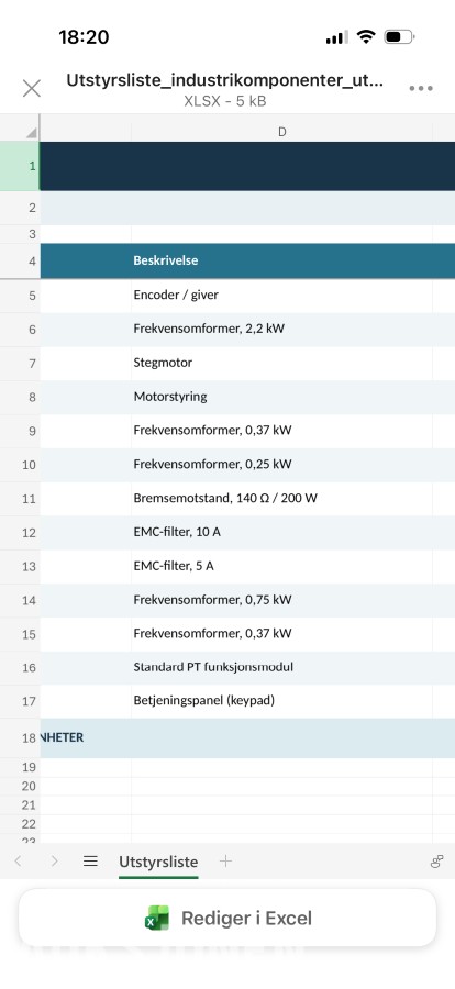 1 Parti med dvs komponenter-Se bilder
