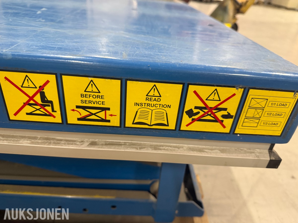 Gigant Løftebord 1000kg-Nesten ubrukt