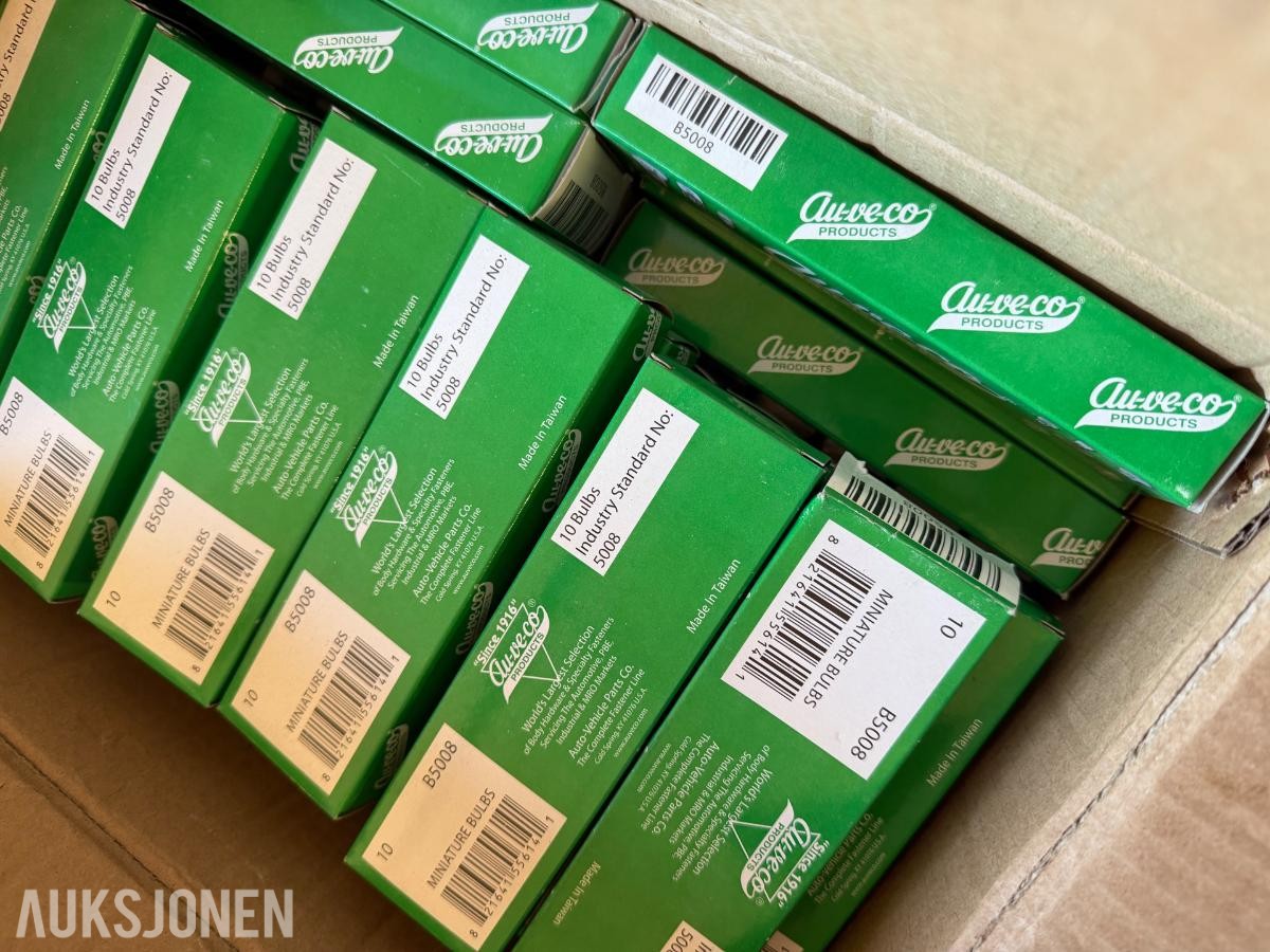 Stort parti 12v pærer de fleste varianter