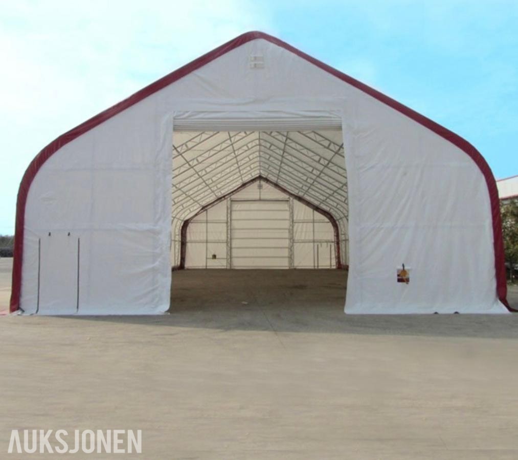 2026 LAGERHALL 36,60x12.20x6.40 M L/B/H - 446M2 -DOBBLE RØR-SYSTM 4012021
