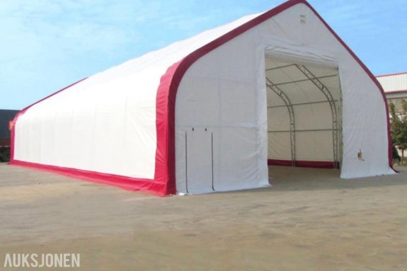 2026 LAGERHALL 36,60x12.20x6.40 M L/B/H - 446M2 -DOBBLE RØR-SYSTM 4012021