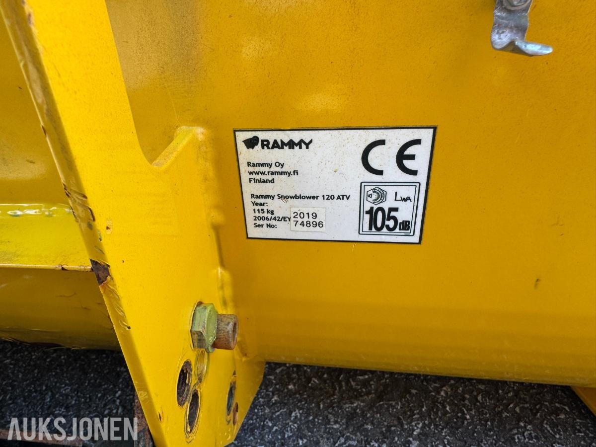 2019 Rammy 120 Snøfres