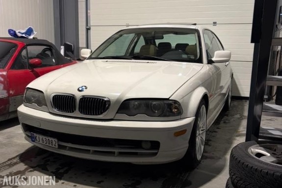 2001 BMW 325CI E46 COUPE M54 184HK, MANUELL LAV KM, EU OK TIL 01.2028