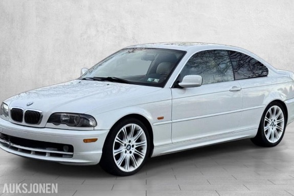 2001 BMW 325CI E46 COUPE M54 184HK, MANUELL LAV KM, EU OK TIL 01.2028