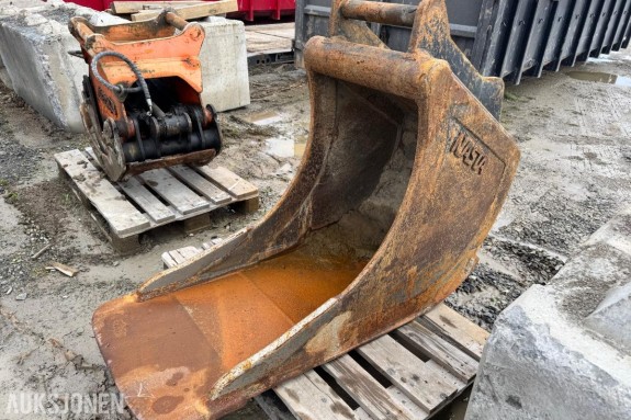Nasta smalkuffe 370 liter, 600 mm bredde, S60 feste