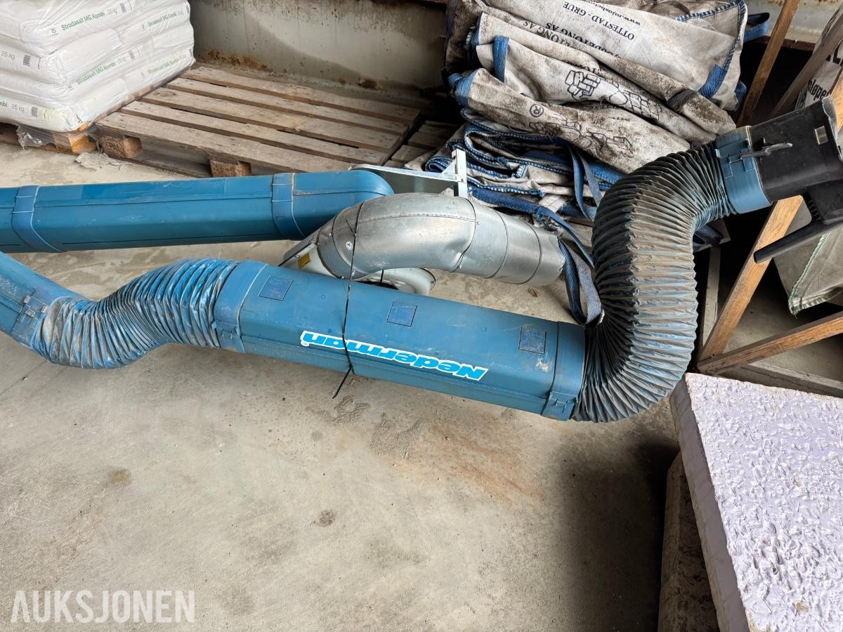 Nedermann vegghengt sveiseavsug 230/400 Volt