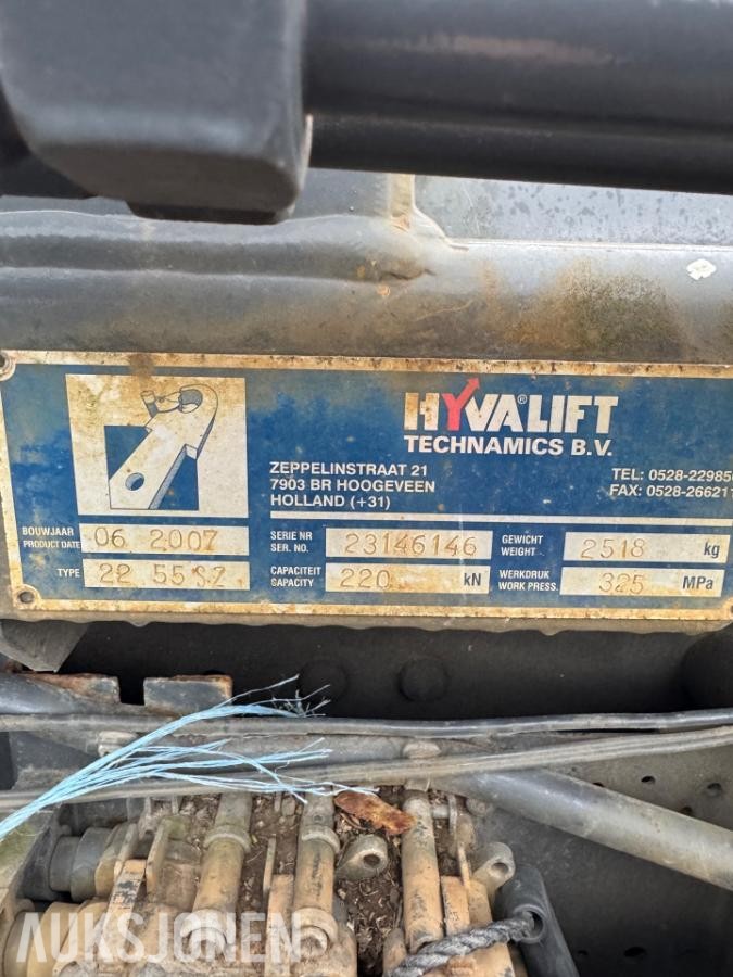 2007 HyvaLift løfteutstyr 22 55 S7