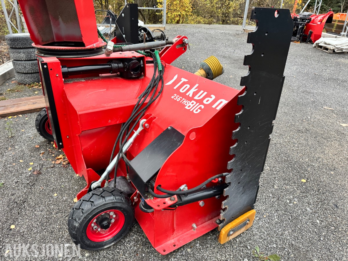 2023 Tokvam 256THS Big Snøfres, hydraulisk kantvinge, ekstra bredde, PTO