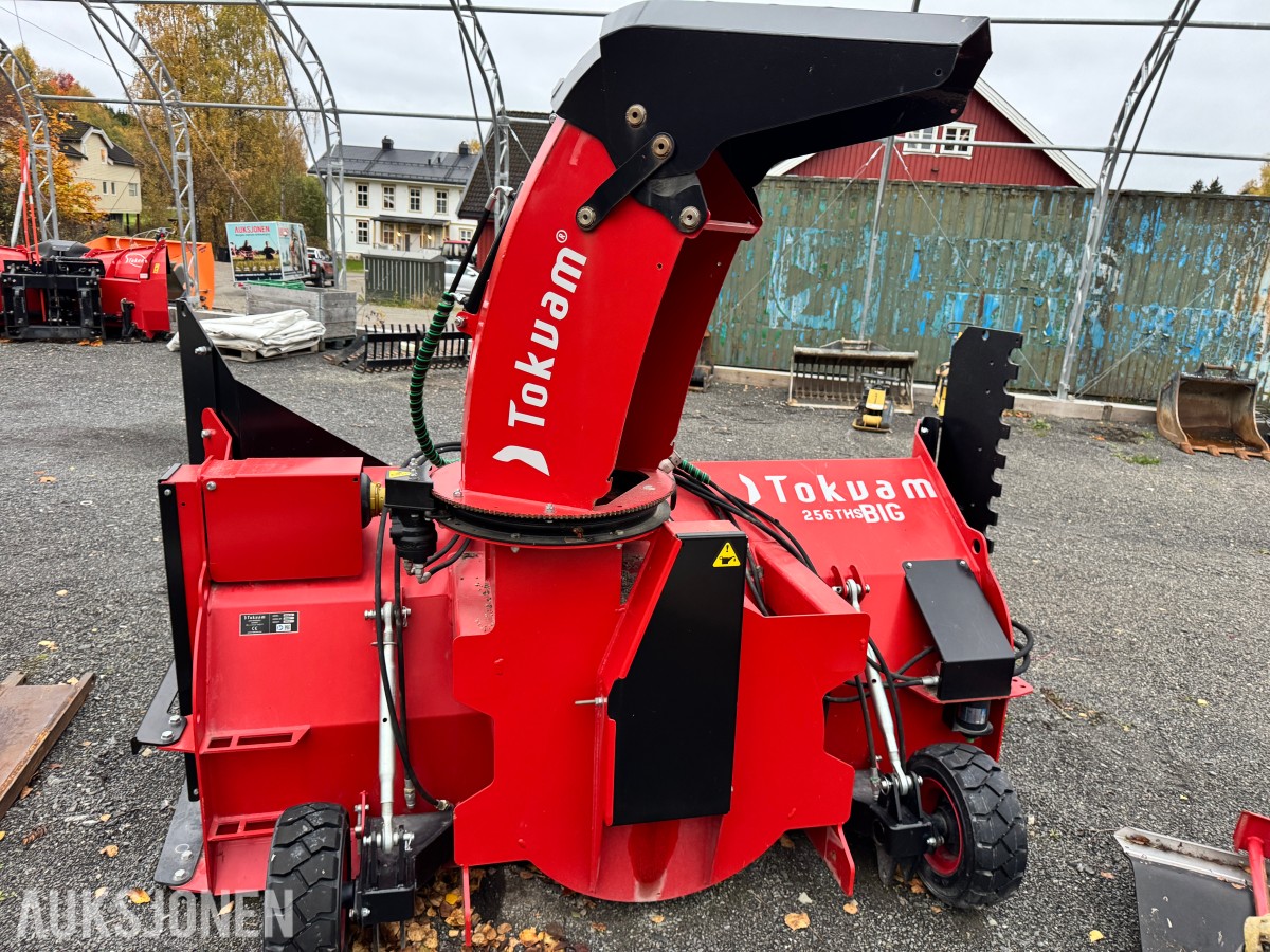 2023 Tokvam 256THS Big Snøfres, hydraulisk kantvinge, ekstra bredde, PTO