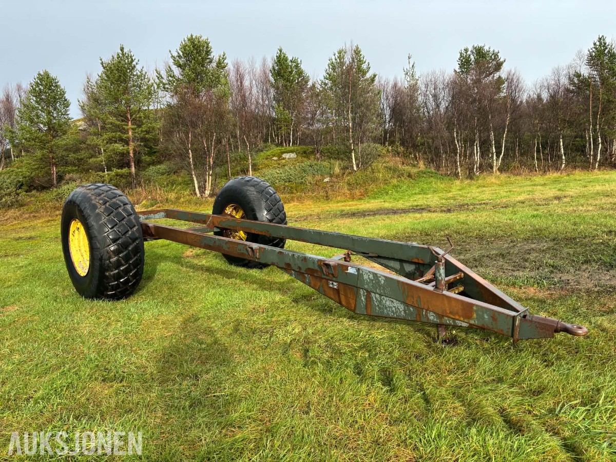1991 JOS Tilhengerunderstell, ca. 6 m, fra møkkvogn