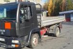 2001 MAN LE160C planbil med tipp