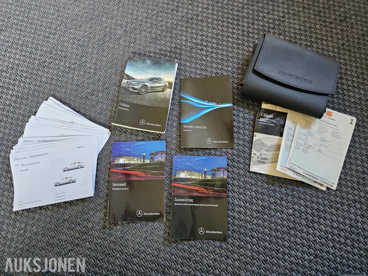 2015 Mercedes-Benz  C180T Automat  Avantgarde hengerfeste delskinn eu ok 01.2028 
