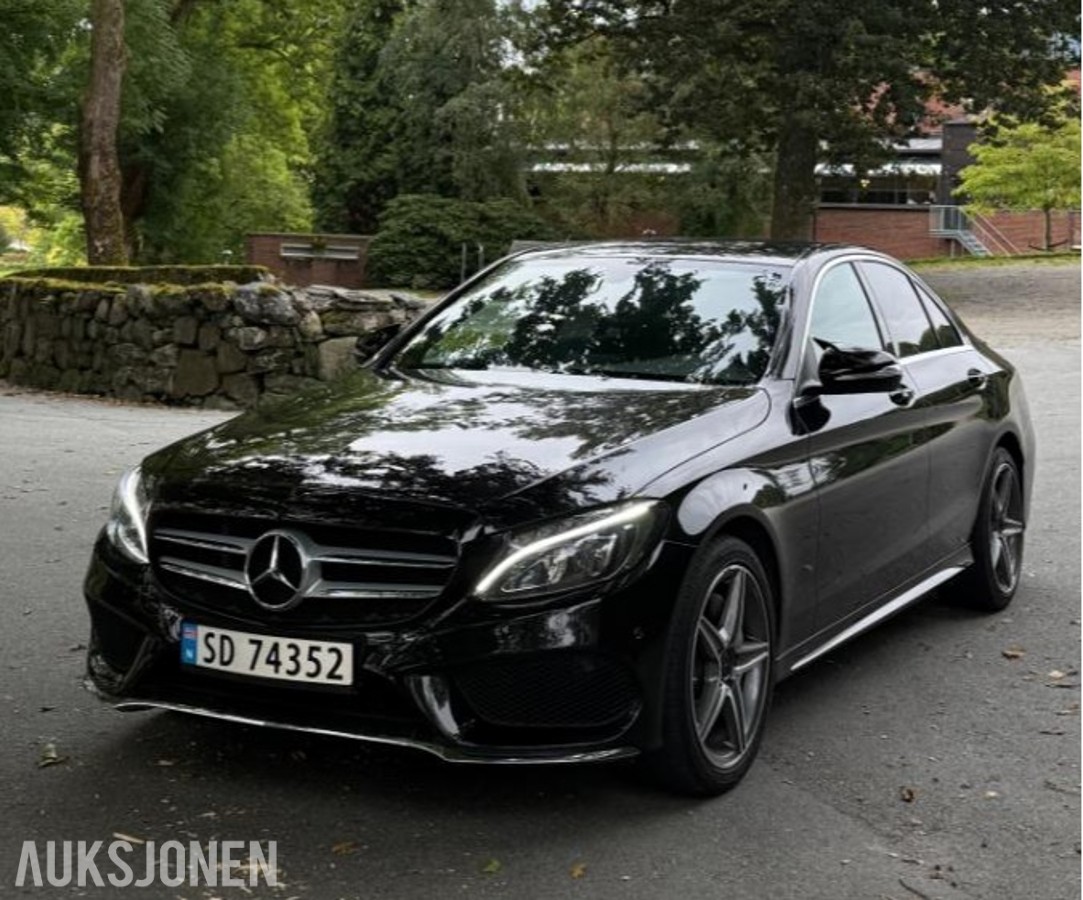 2014 Mercedes-Benz C180 AMG-PAKKE AUTOMAT S+V DEKK EU OK 09.2027 165630km