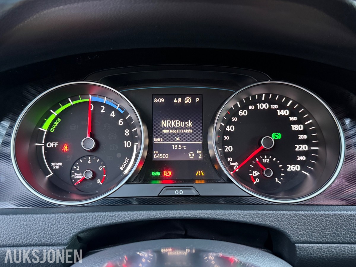 2016 VOLKSWAGEN GOLF GTE HENGERFESTE SKINN KEYLESS VARMER KAMERA ADAPTIV CRUISE