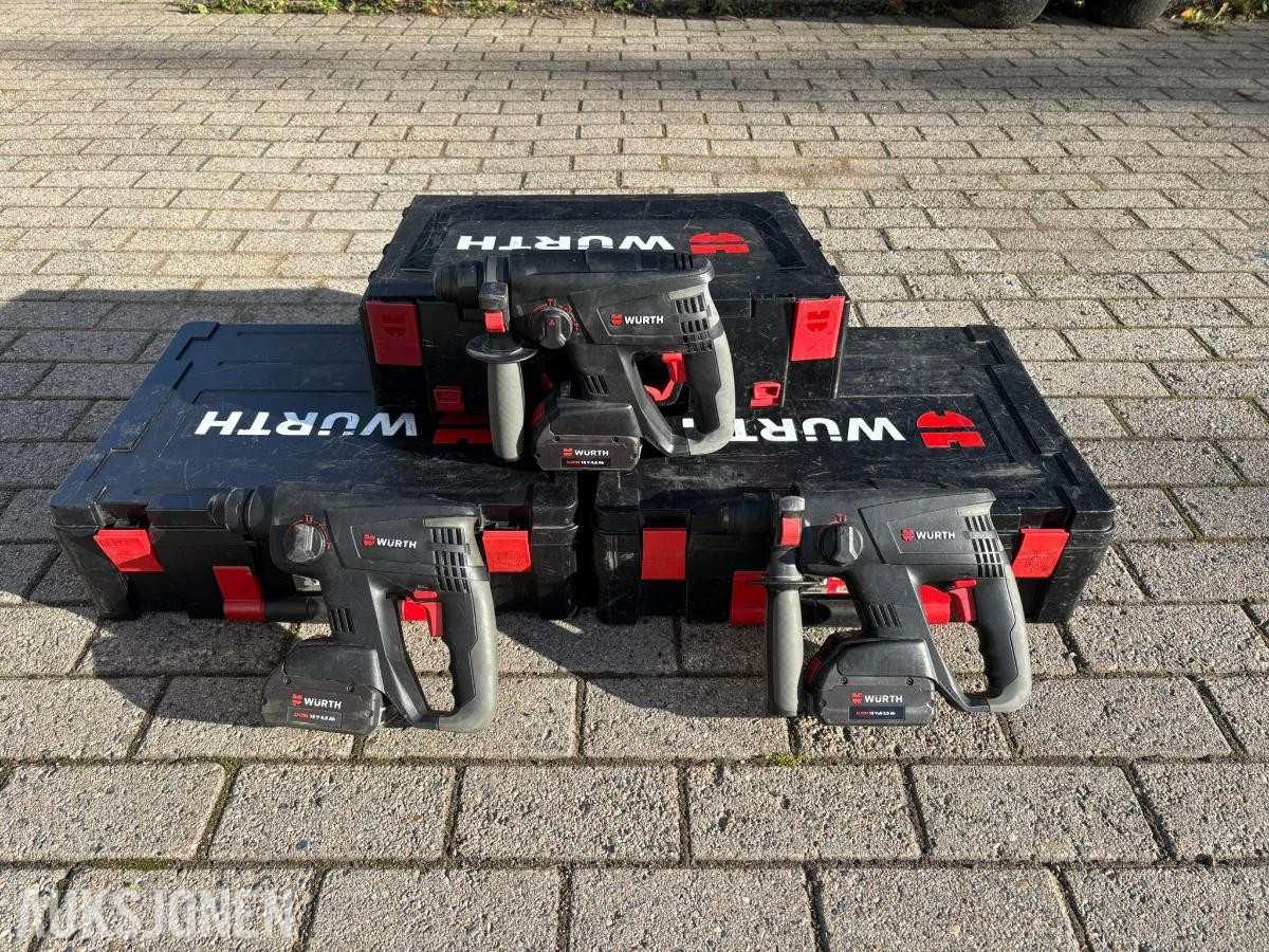 Würth 2 × H 18-MA Compact og 1 × H 18-A Compact