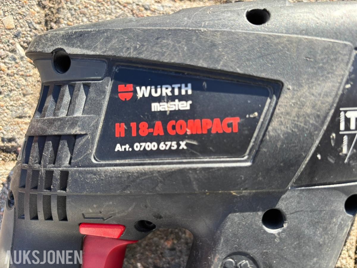 Würth 2 × H 18-MA Compact og 1 × H 18-A Compact