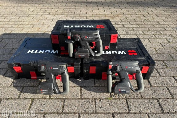 Würth 2 × H 18-MA Compact og 1 × H 18-A Compact