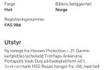 2006 Chaparral 215 SSI båt med henger og mercruiser 120hk