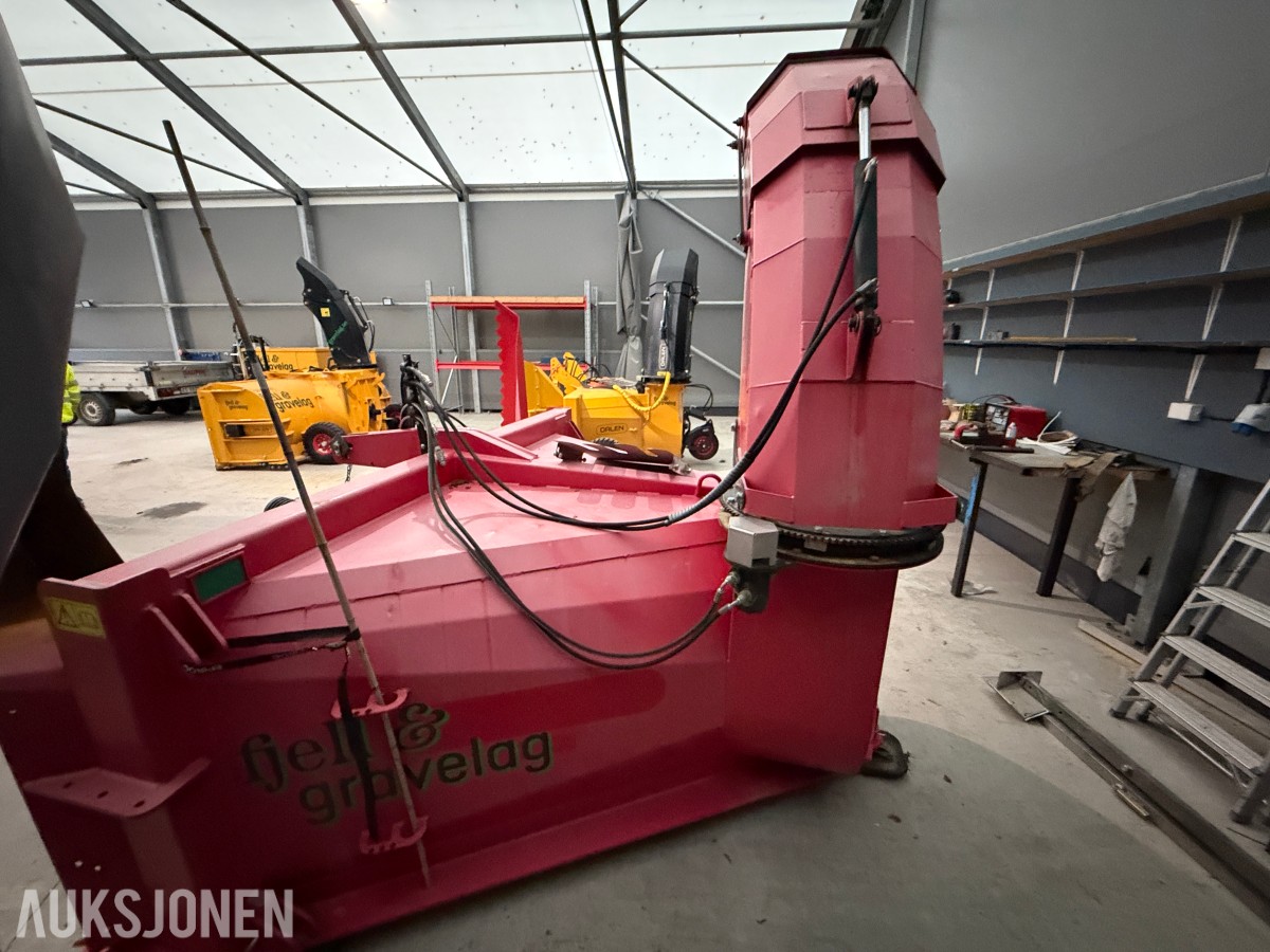 2018 Globus GSF 255-18 V-snøfres – kantvinge - kun gått en sesong!