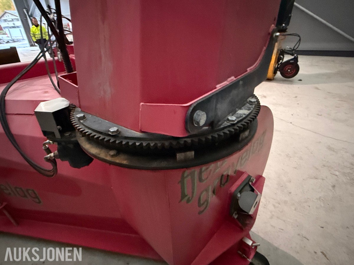 2018 Globus GSF 255-18 V-snøfres – kantvinge - kun gått en sesong!