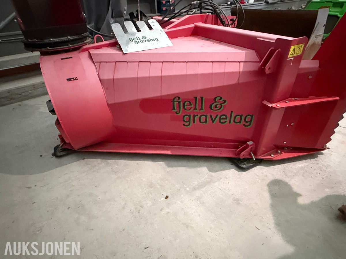 2018 Globus GSF 255-18 V-snøfres – kantvinge - kun gått en sesong!