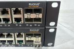 2 stk Ruckus ICX 7150-24P PoE+ nettverksswitcher