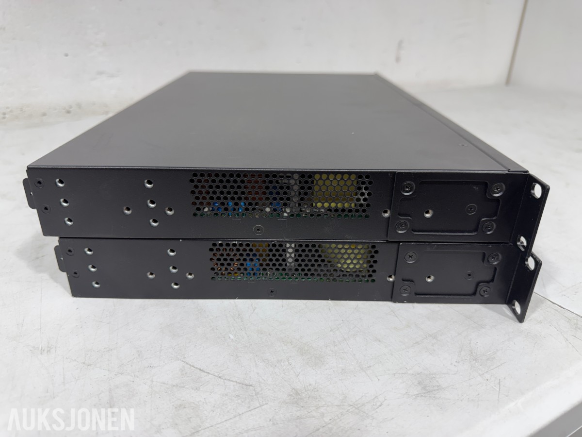 2 stk Ruckus ICX 7150-24P PoE+ nettverksswitcher