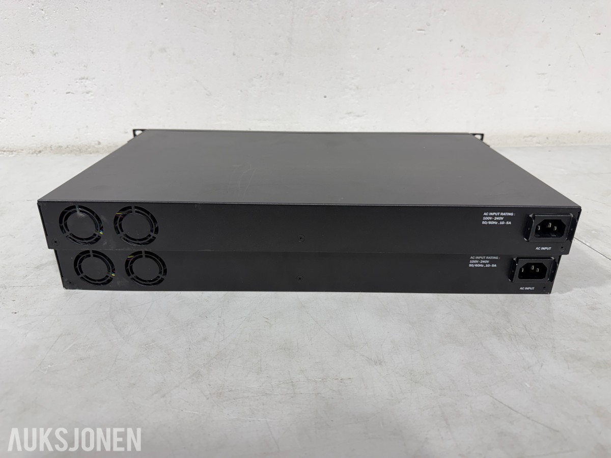 2 stk Ruckus ICX 7150-24P PoE+ nettverksswitcher
