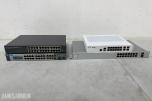 4 stk nettverksswitcher fra Ubiquiti, Ruckus, HP og Asanté