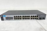 4 stk nettverksswitcher fra Ubiquiti, Ruckus, HP og Asanté