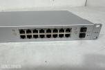 4 stk nettverksswitcher fra Ubiquiti, Ruckus, HP og Asanté